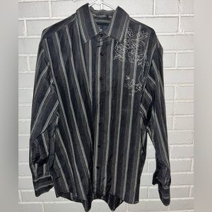 Marc Edwards Mens Long Sleeve Button Down Shirt Size XL